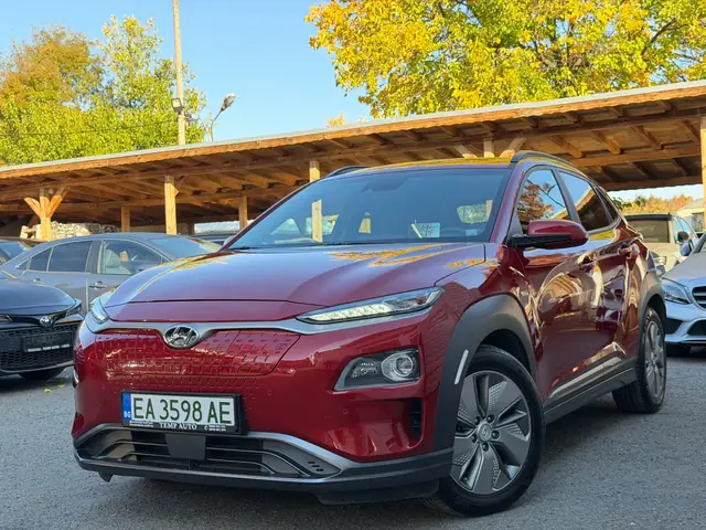 Hyundai Kona, бордо, 2020 г., снимка от автокъщата