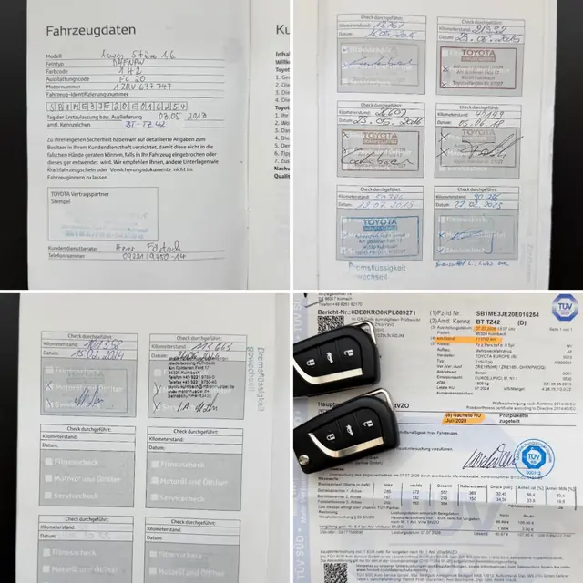 Сервизна история и документи на Toyota Auris 2013 – снимка от обявата